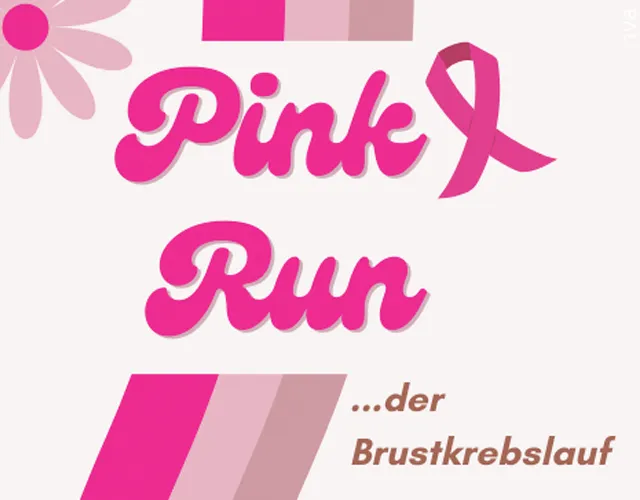 Logo Pink Run der Brustkrebslauf